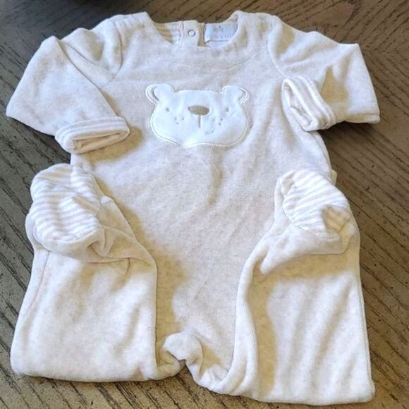 Other - 6-9 month boys footed onsie. Dylan & Abby